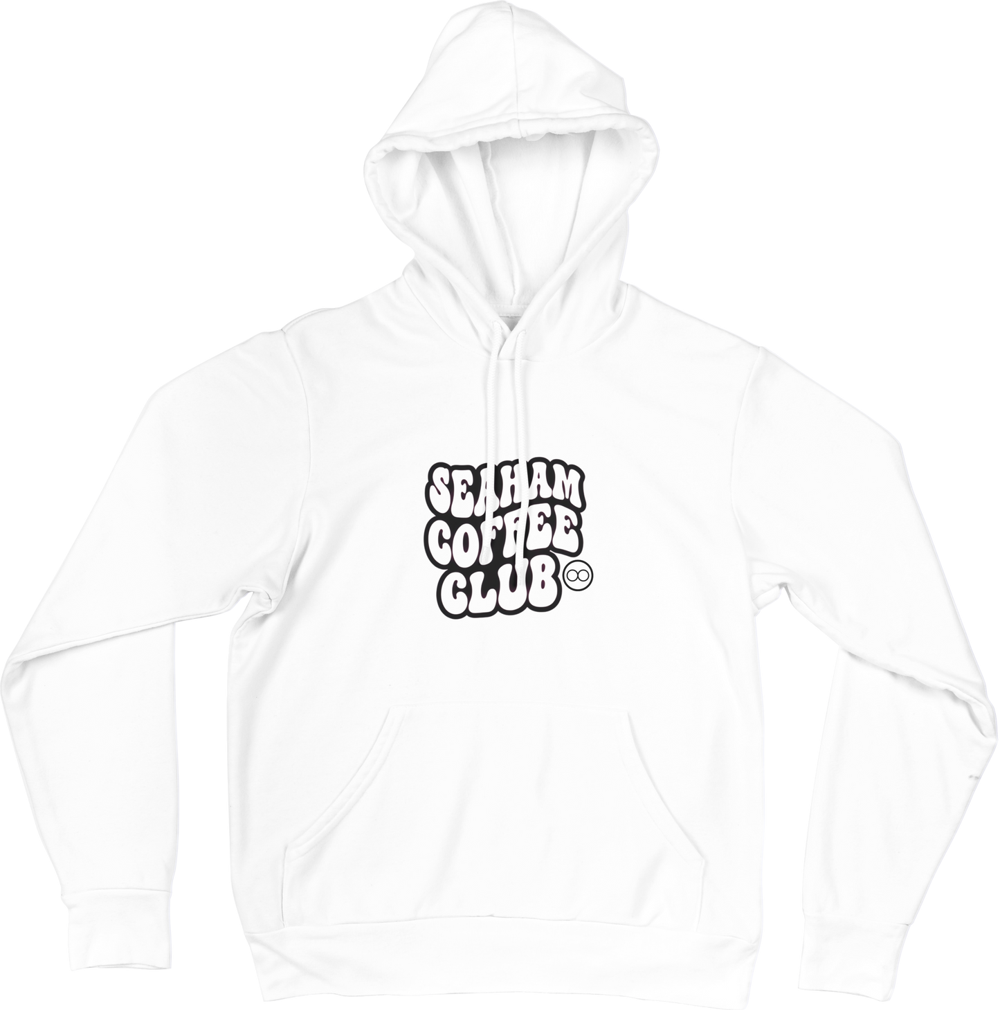 Seaham Coffee Club Writing Logo Hoodie