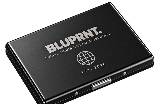 BLPRNT. Elegant Metal Card Holder