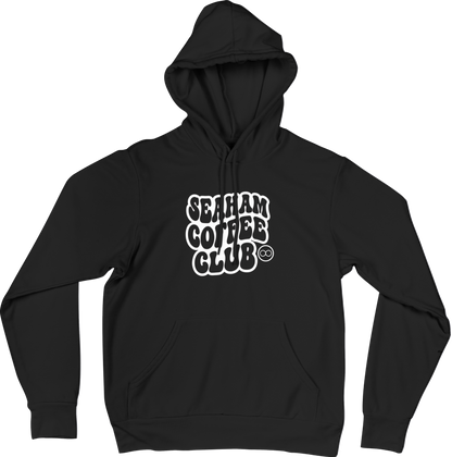 Seaham Coffee Club Writing Logo Hoodie