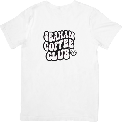 Seaham Coffee Club Writing Logo Tee