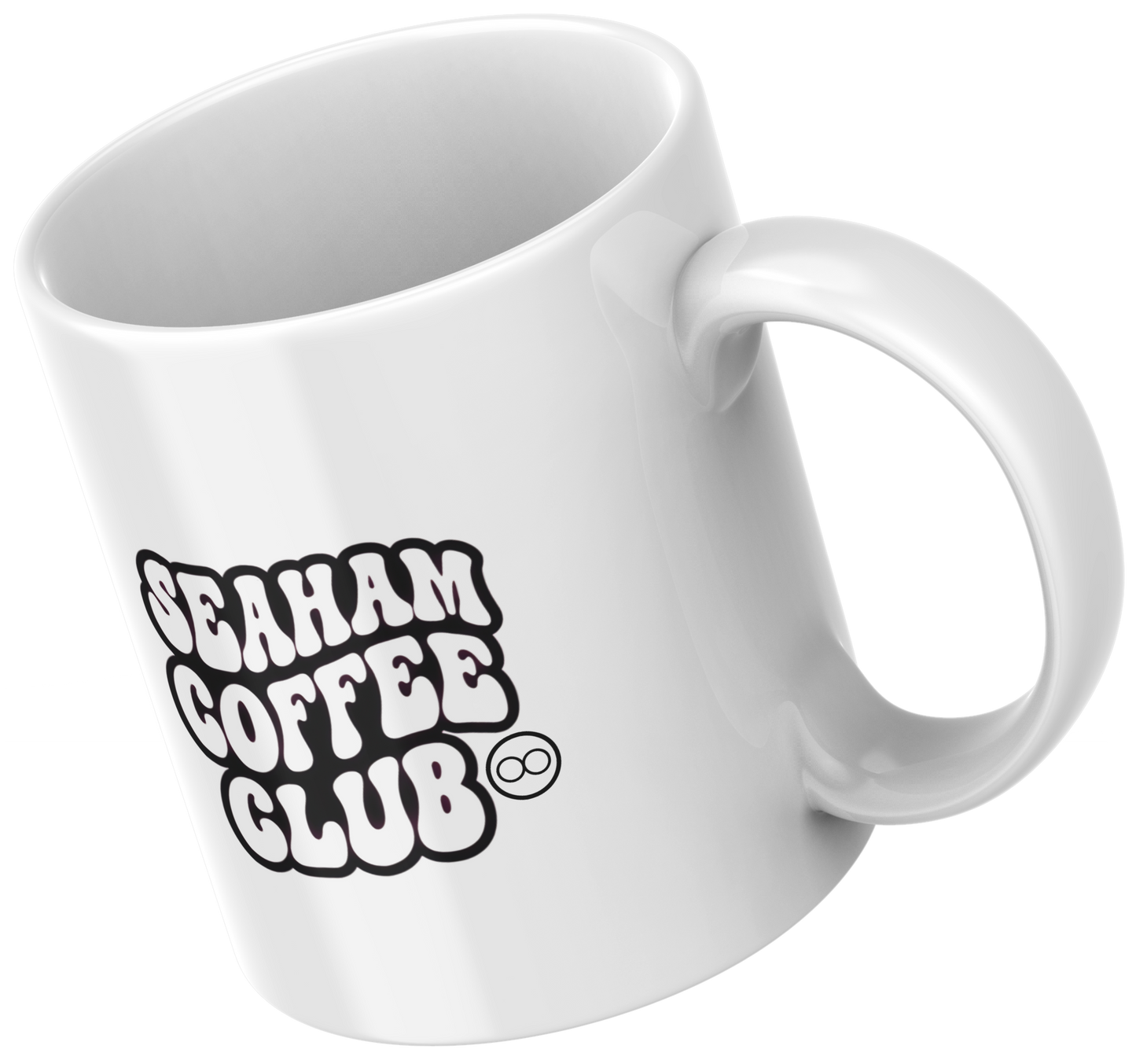 Seaham Coffee Club Writing Logo Mug