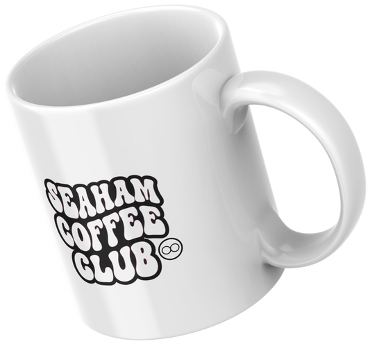 Seaham Coffee Club Writing Logo Mug